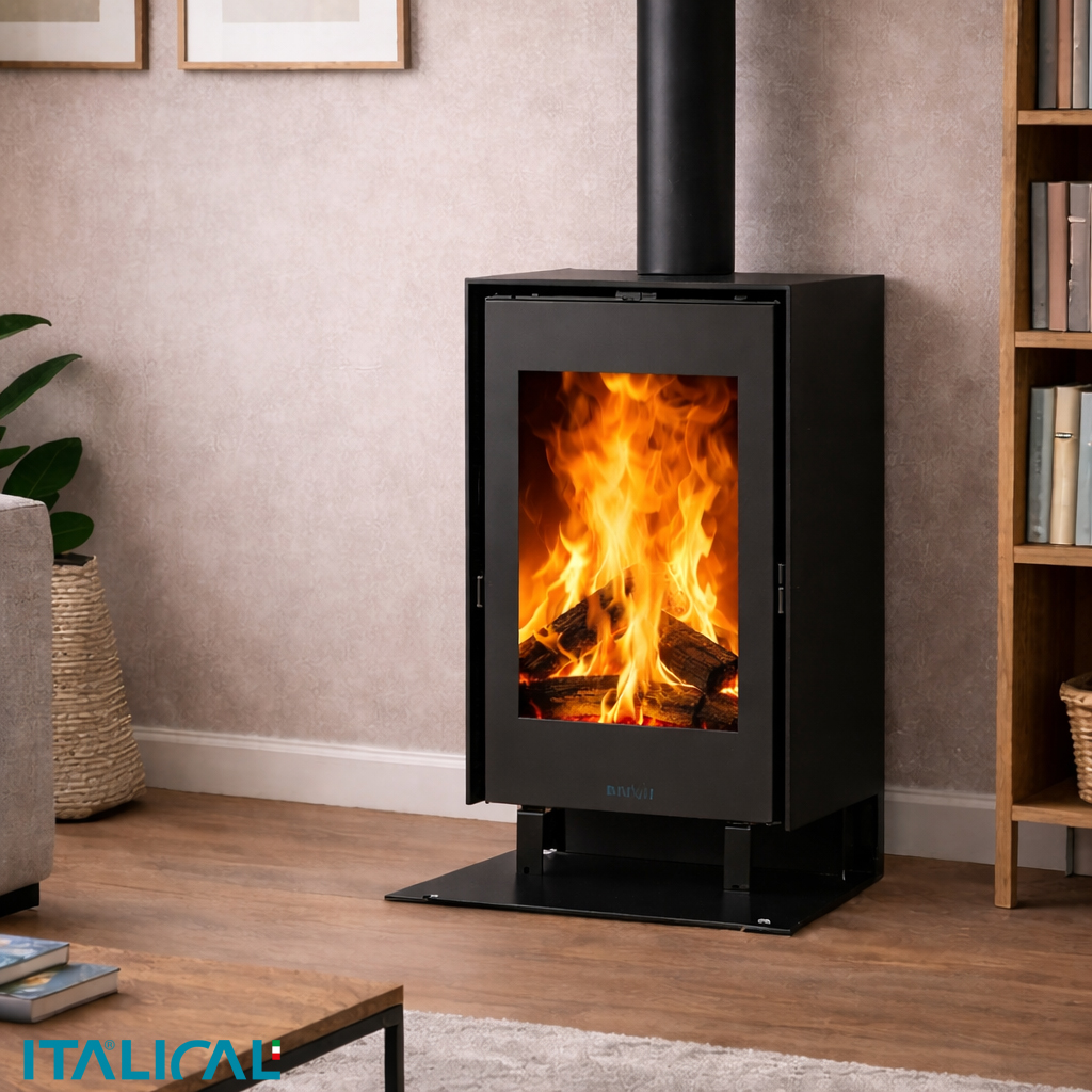 Home Poêle à bois LABLA-2S , 8kW – Image 1