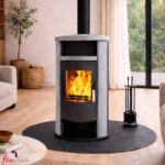 Poêle à bois ALICANTE en Pierre OLLAIRE, 8kW
