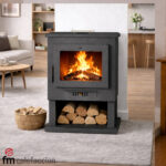 Poêle à bois chauffe plat CH-1, 11.2 kW