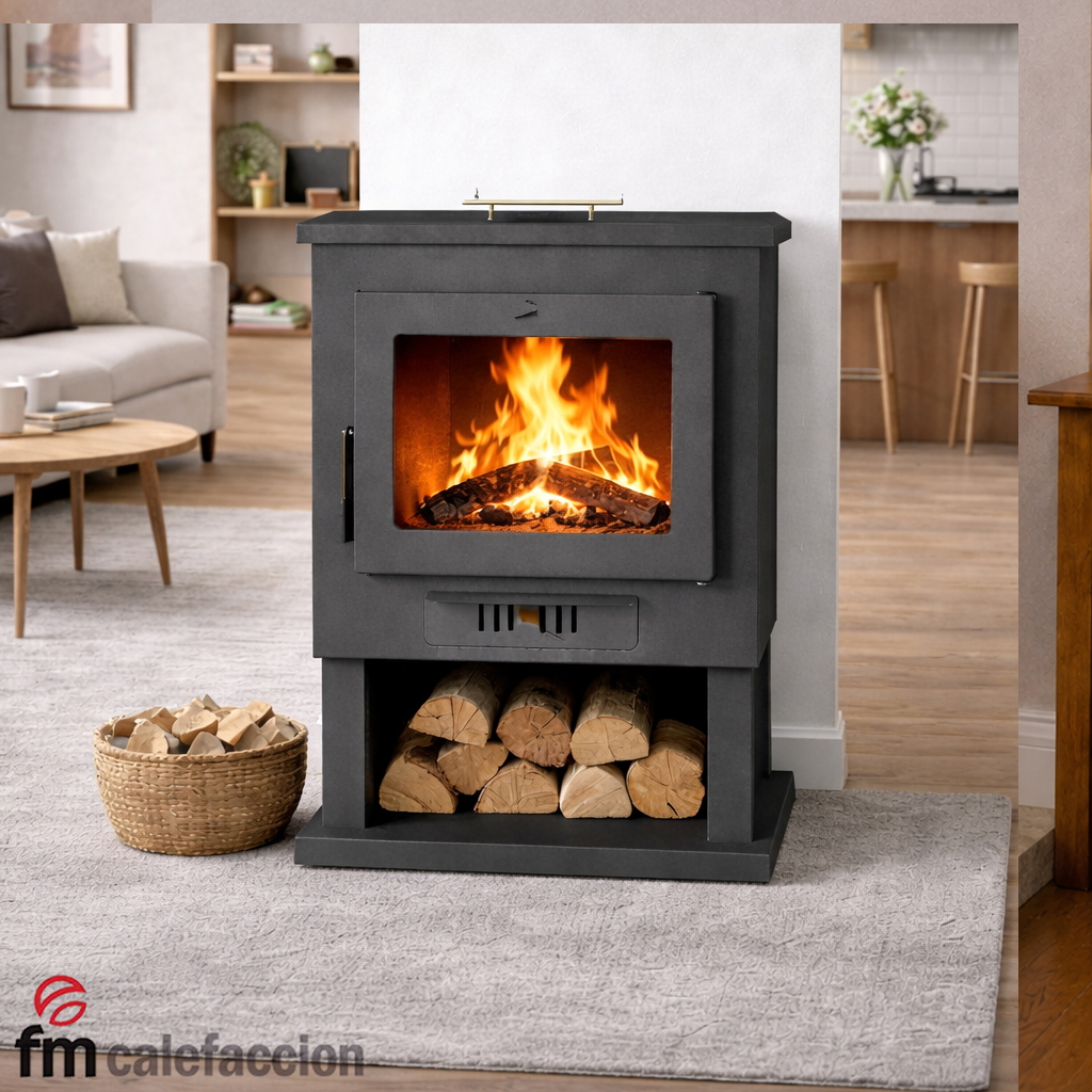 Home Poêle à bois chauffe plat CH-1, 11.2 kW – Image 1