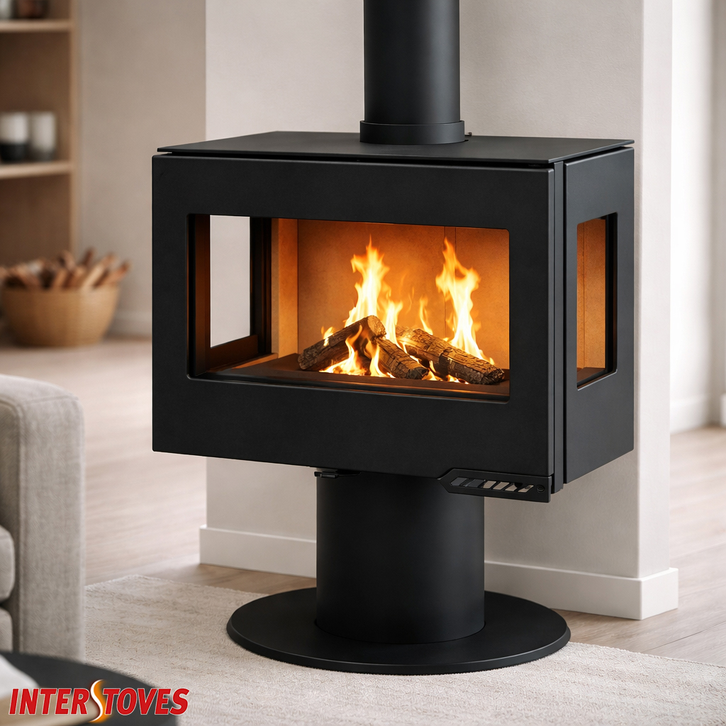 Home Poêle échangeur thermique LORENA 8, 8kW – Image 1