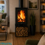 Poêle à bois avec Bûcher LABLA-2S BUCHER , 8kW