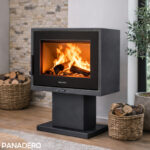 Poêle à bois VERNE, 5,8 Kw