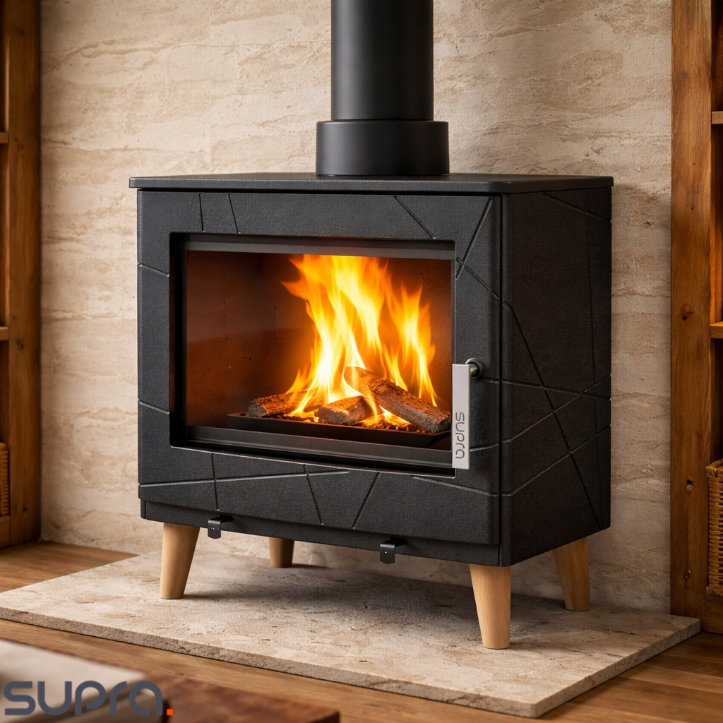 Home Poêle à bois en fonte Etanche STINA, 7,3 kW – Image 1