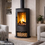 Poêle à bois raccordable HELENA, 8 Kw