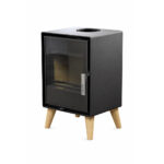 Poêle à bois en acier étanche JACCO PIEDS BOIS, 4,8 kW – Image 4