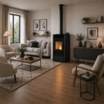Poêle à bois et à granulés HYBRID, 10kW – Image 2