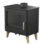Poêle à bois en fonte Etanche STINA, 7,3 kW – Image 4