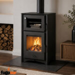 Poele a bois avec four AROA, 12 kW