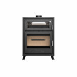 Cheminee a bois  avec four CORAL 90, 9,6kW – Image 3