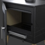 Poêle à bois en fonte - horizontal - étanche, ADAM,7,3kW – Image 7