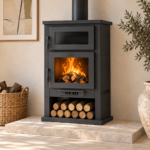 Poêle à bois avec four, CH-3, 11,2 kW