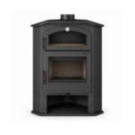 Poêle à bois d'angle avec four, CH-4 R, 9.5 kW – Image 3