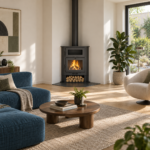 Poêle à bois d'angle avec four, CH-5 H, 11.2 kW – Image 2