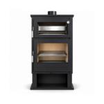 Poêle à bois avec four et plateau, CH-8, 9,5 kW – Image 3