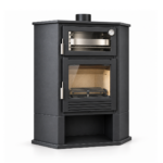 Poêle à bois d'angle avec four, CH-8 R 9.5 kW – Image 4