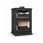 Poêle à bois d'angle avec four, CH-9, 10,9 kW – Image 4