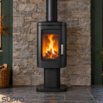 Poéle a bois Maonie sur pied, 11,5kW