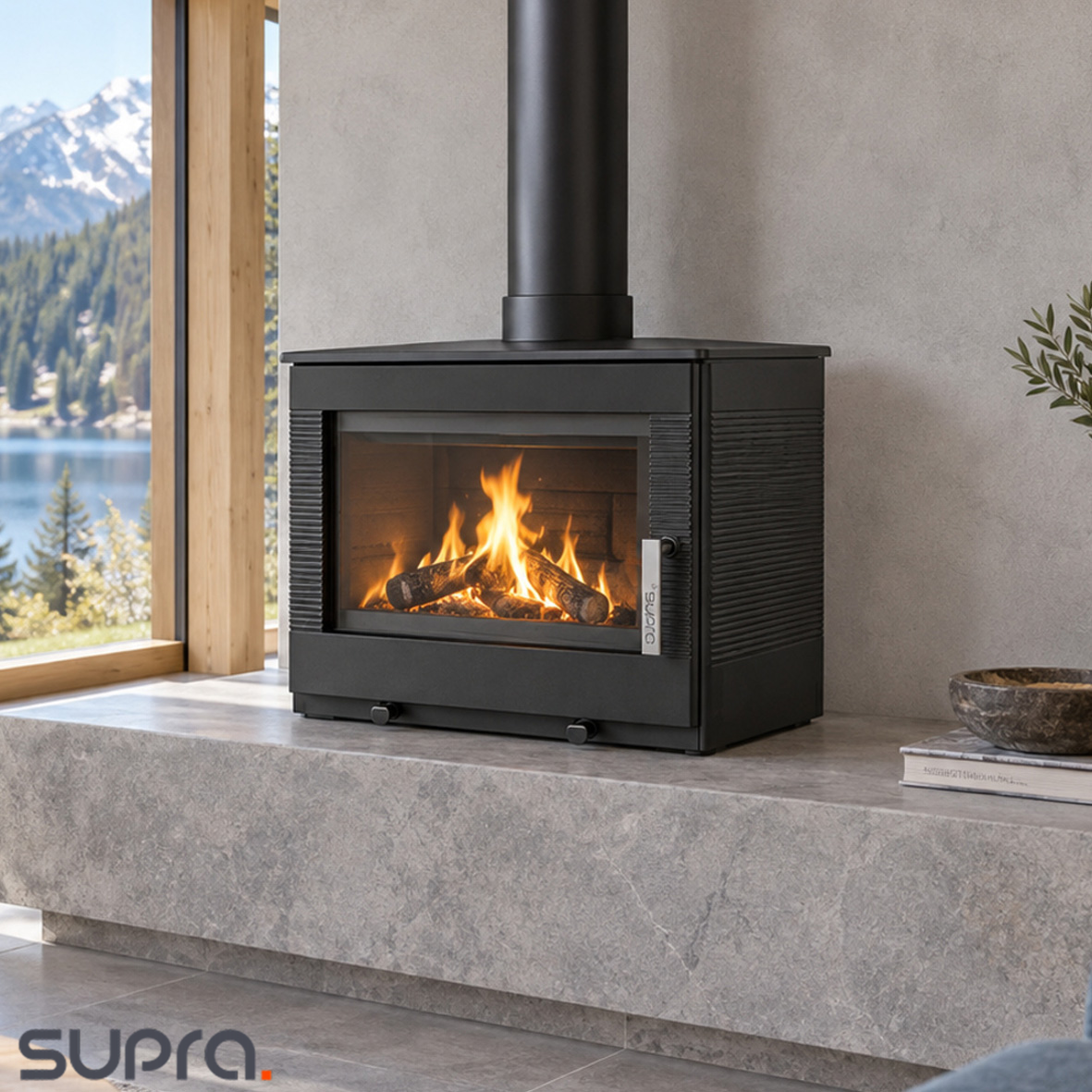 poele-supra-5-home Poéle a bois Gaby Rabaissé , 7,3kW – Image 1